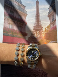 PARIS MIDNIGHT - Αδιάβροχο Premium Ρολόι Stainless Steel(small)