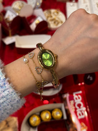 Bijoux Aura Emerald – αδιάβροχο ρολόι premium stainless steel