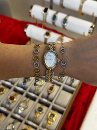 Estelle Pearl White – ρολόι stainless steel