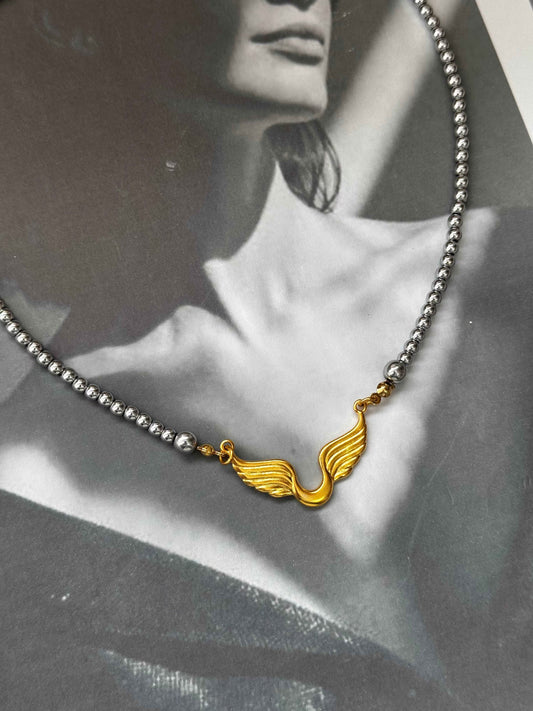 Alora Winged Spirit – κολιέ Χειροποίητα κοσμήματα by Pnoe