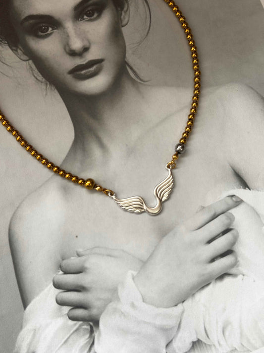 Faye Golden Flight – κολιέ Χειροποίητα κοσμήματα by Pnoe