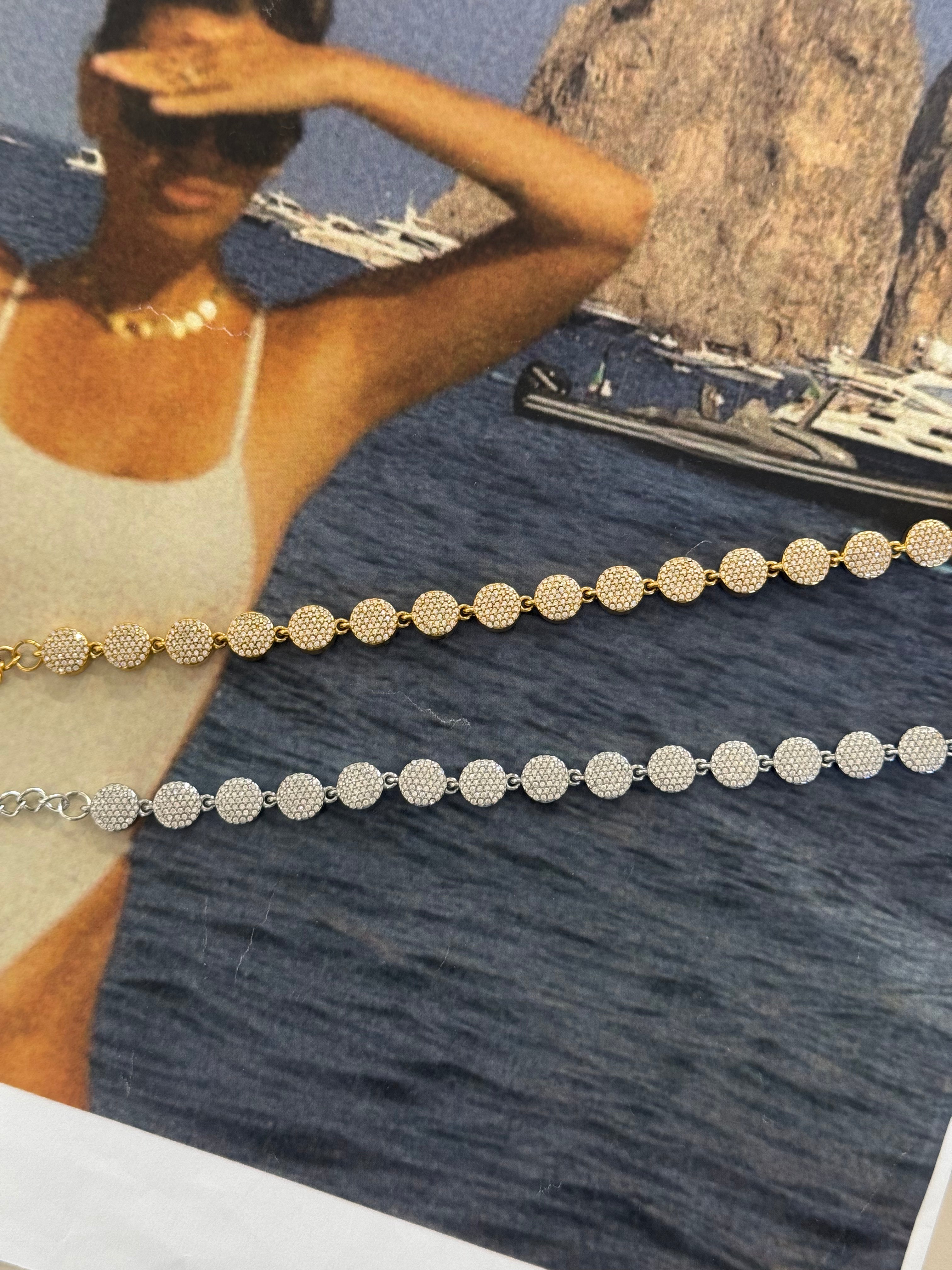 Golden Sparkle – Βραχιόλι stainless steel