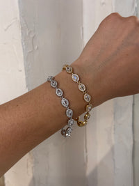 Crystal Halo – Βραχιόλι stainless steel