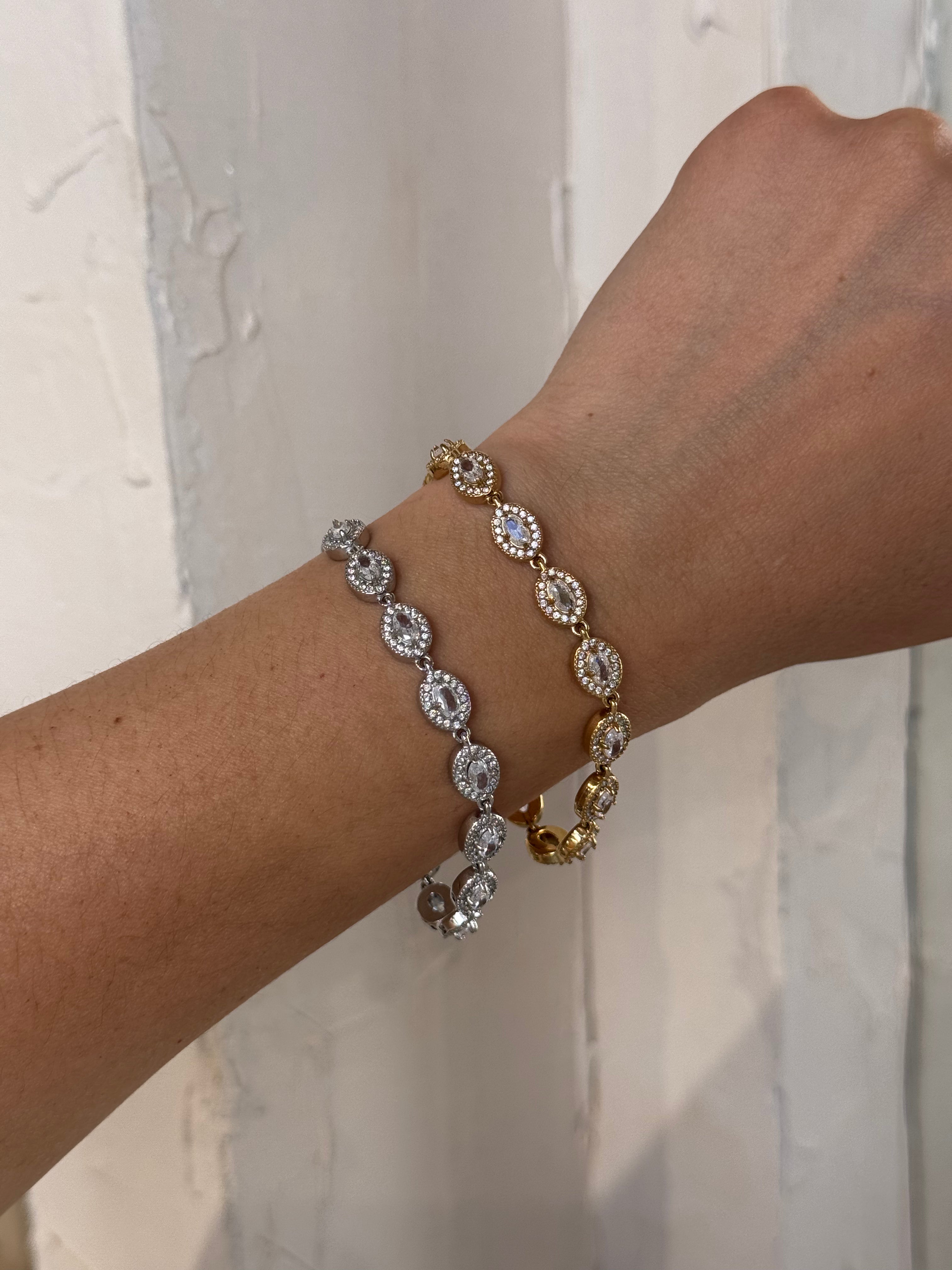 Crystal Halo – Βραχιόλι stainless steel