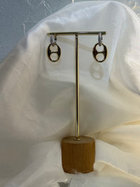 BOLD LINK - steel earrings