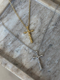 Drip Cross – Κολιέ stainless steel