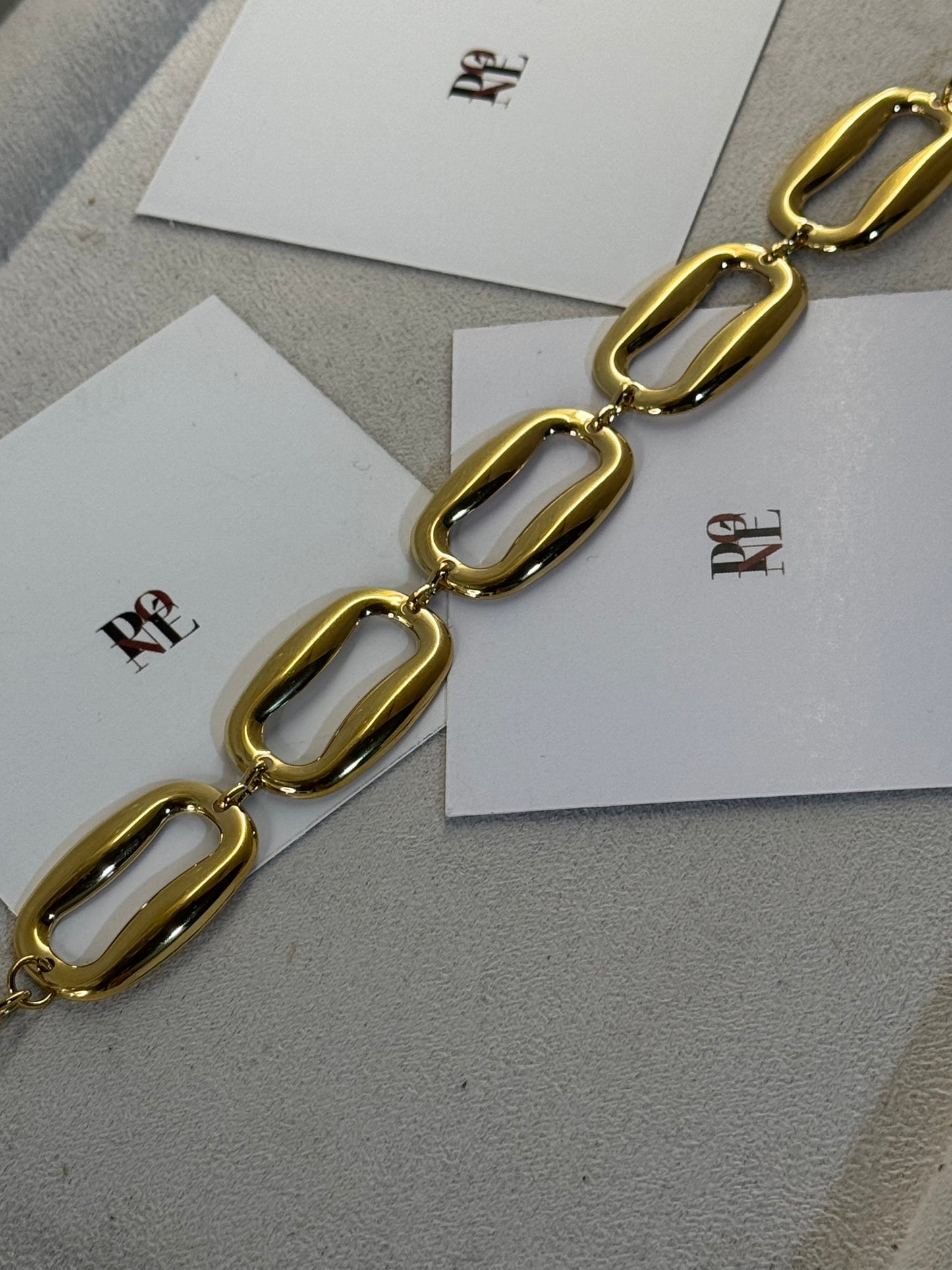 Sculpted Chain - βραχιόλι stainless steel