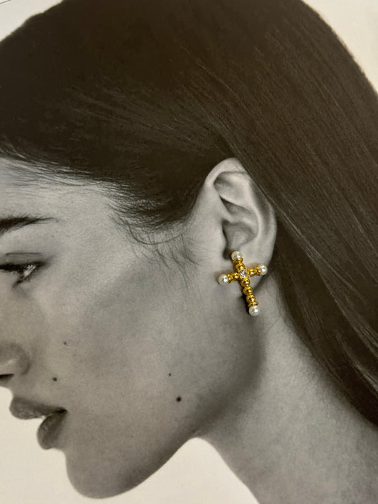 Divine Grace - σκουλαρίκια stainless steel