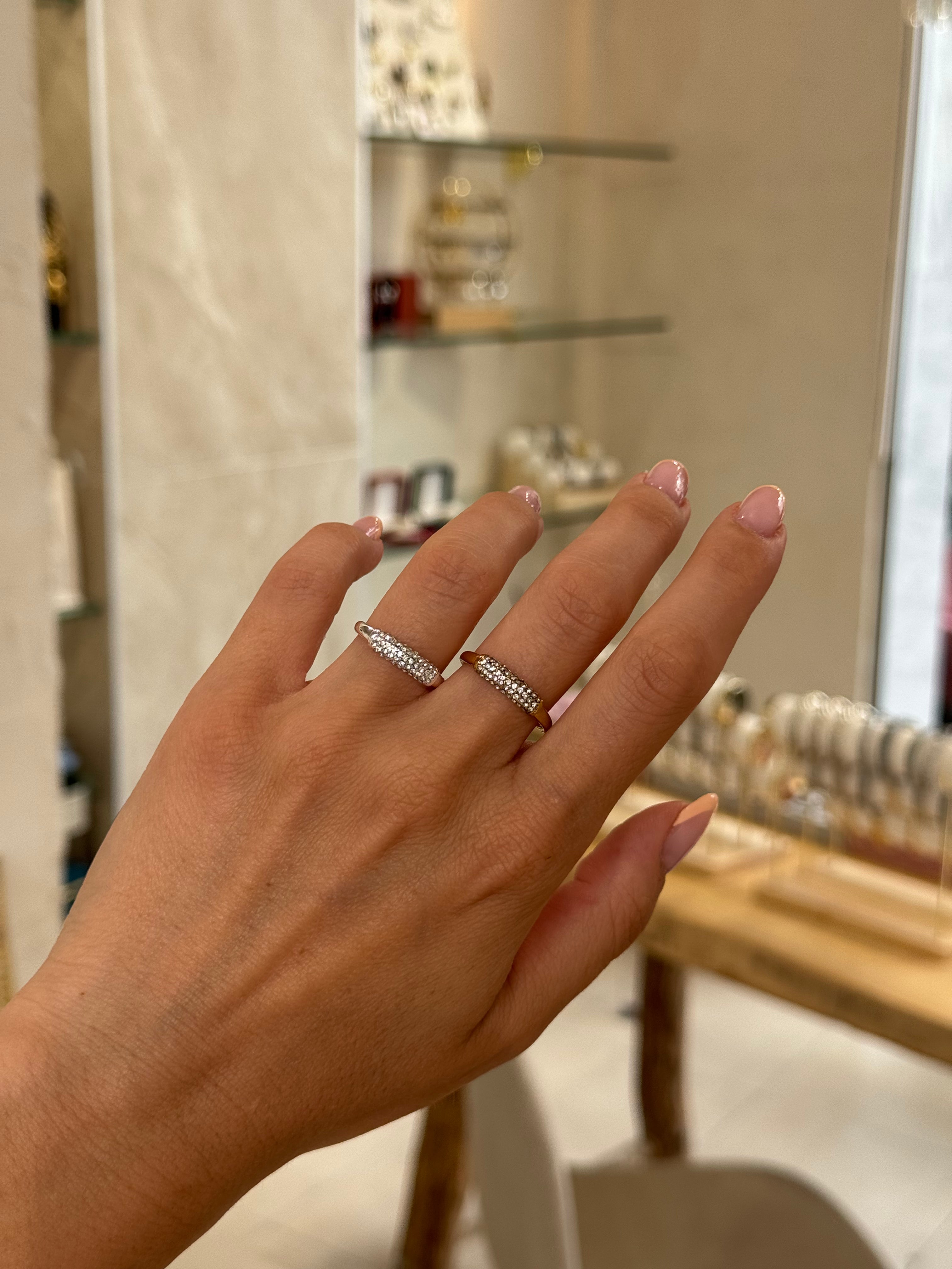 Glitz Band – δαχτυλίδι stainless steel