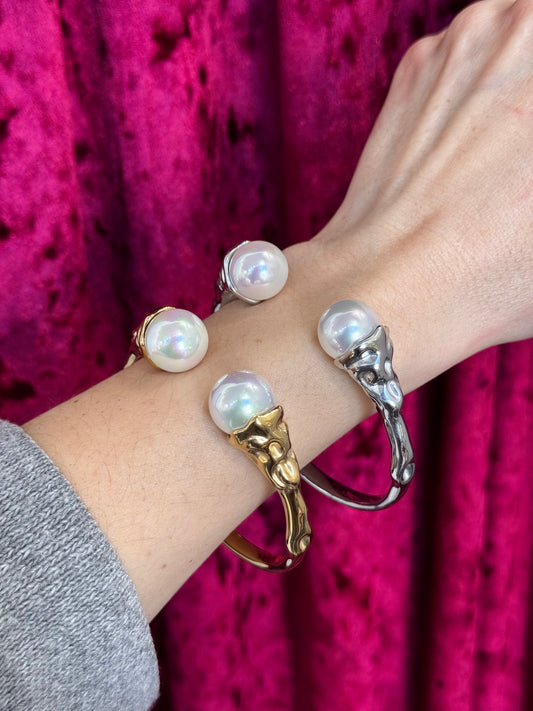 Perla Shell - χειροπέδα stainless steel