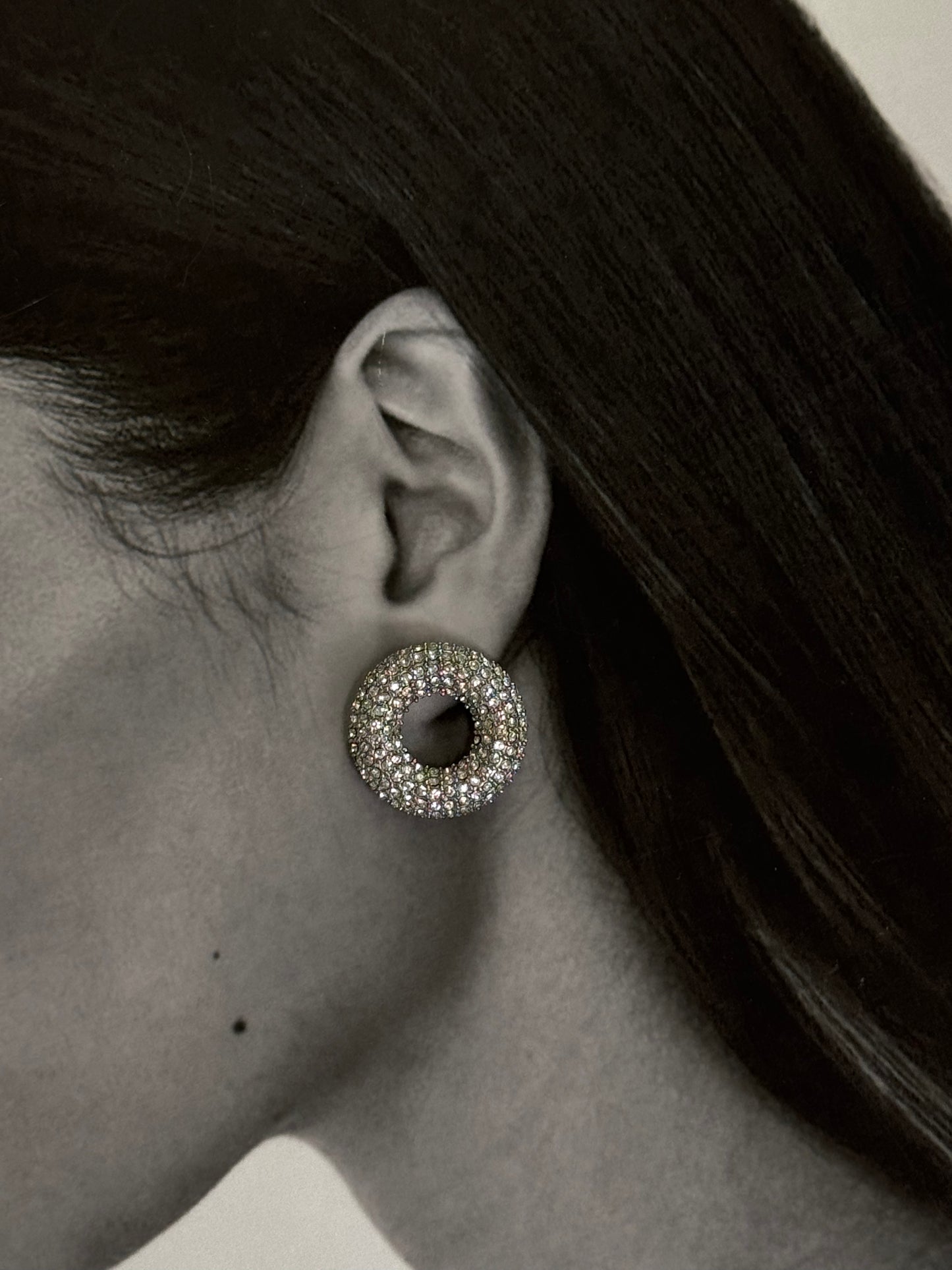 Radiant Circle – ατσάλινα σκουλαρίκια