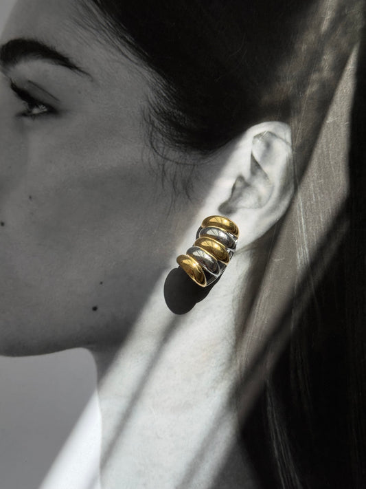 Aurora Twist - σκουλαρίκια stainless steel