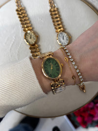 Rosalie Emerald – αδιάβροχο ρολόι premium stainless steel 3 ATM