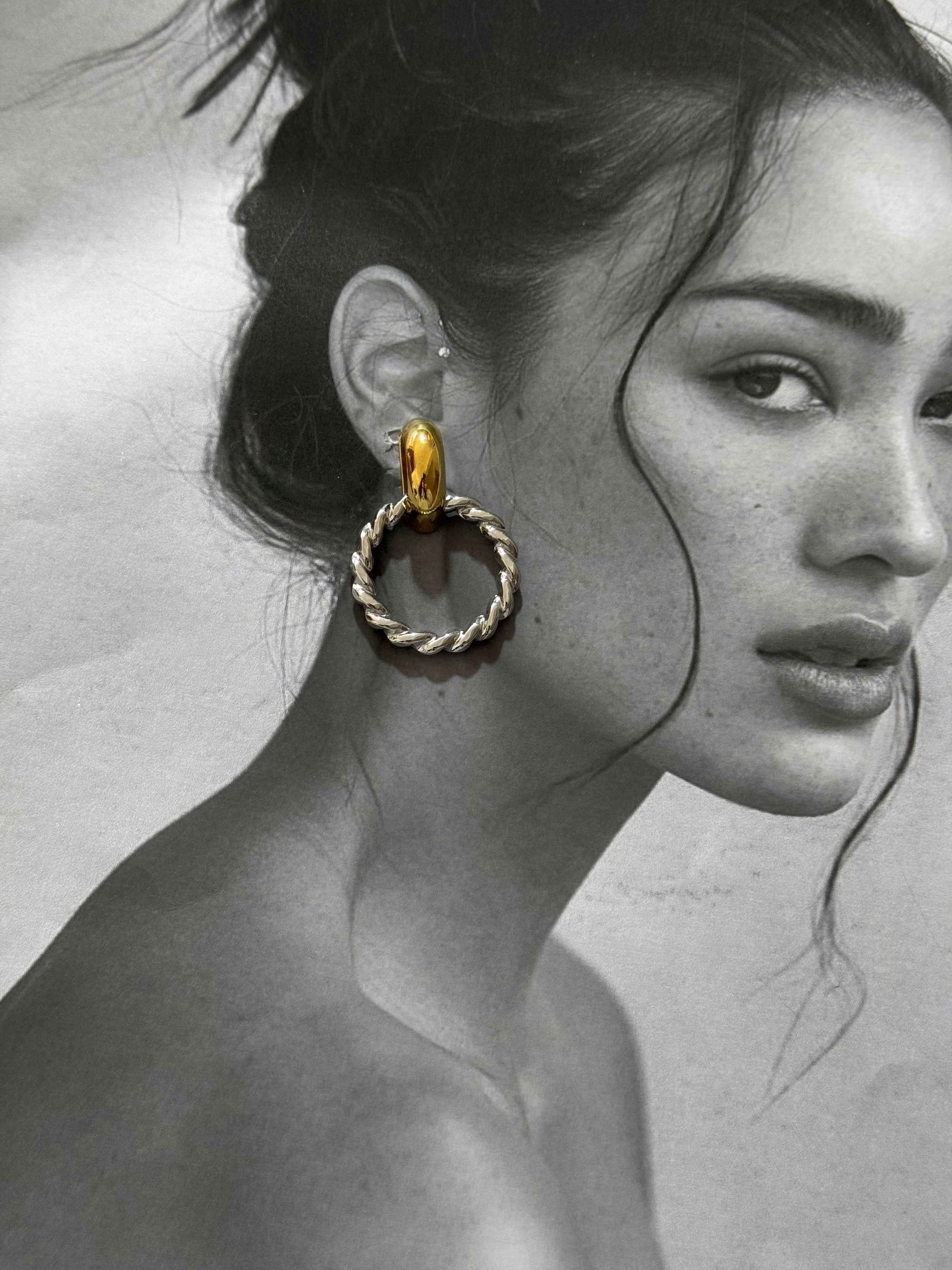 Sienna Twist – σκουλαρίκια stainless steel