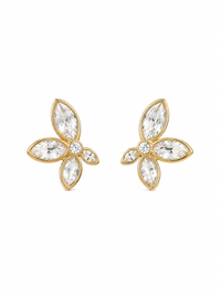 Crystal Flutter – σκουλαρίκια stainless steel