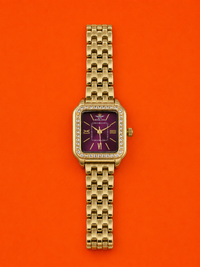 Velvet Plum Gold – Ρολόι Stainless Steel