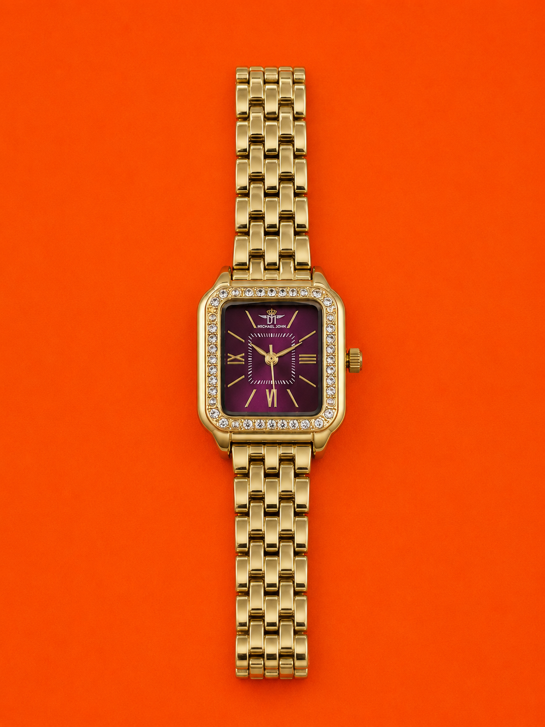 Velvet Plum Gold – Ρολόι Stainless Steel