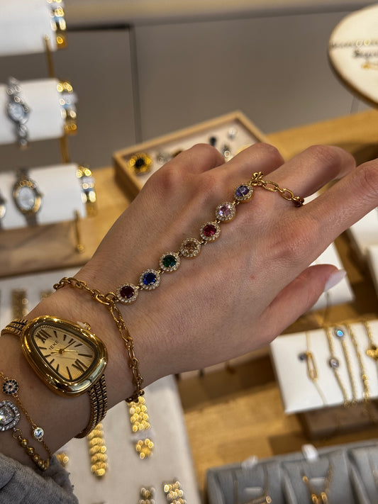 Amara Rainbow bracelet– Χειροποίητα κοσμήματα designed by Kika