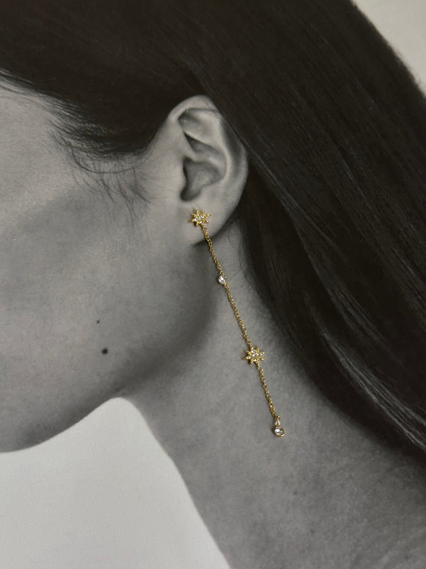 Stellar Drops - σκουλαρίκια stainless steel