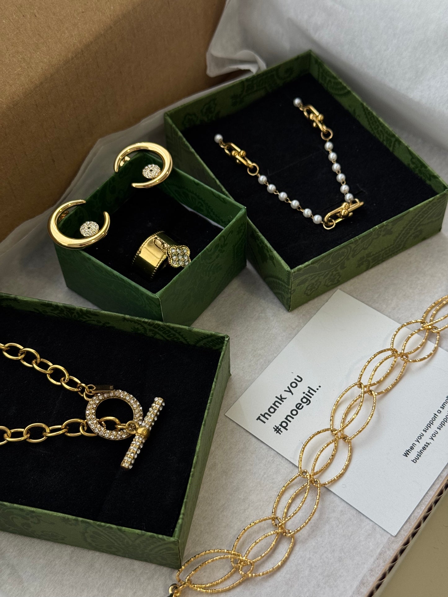 Viral Mystery box «Fall edition» 🍁 5 ατσάλινα κοσμήματα