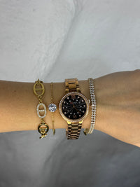 ÉLYA NOIR - stainless steel watch