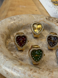 Lovestruck Crystal – ανθεκτικός ορείχαλκος ΡΟΛΟΪ ΔΑΧΤΥΛΙΔΙ