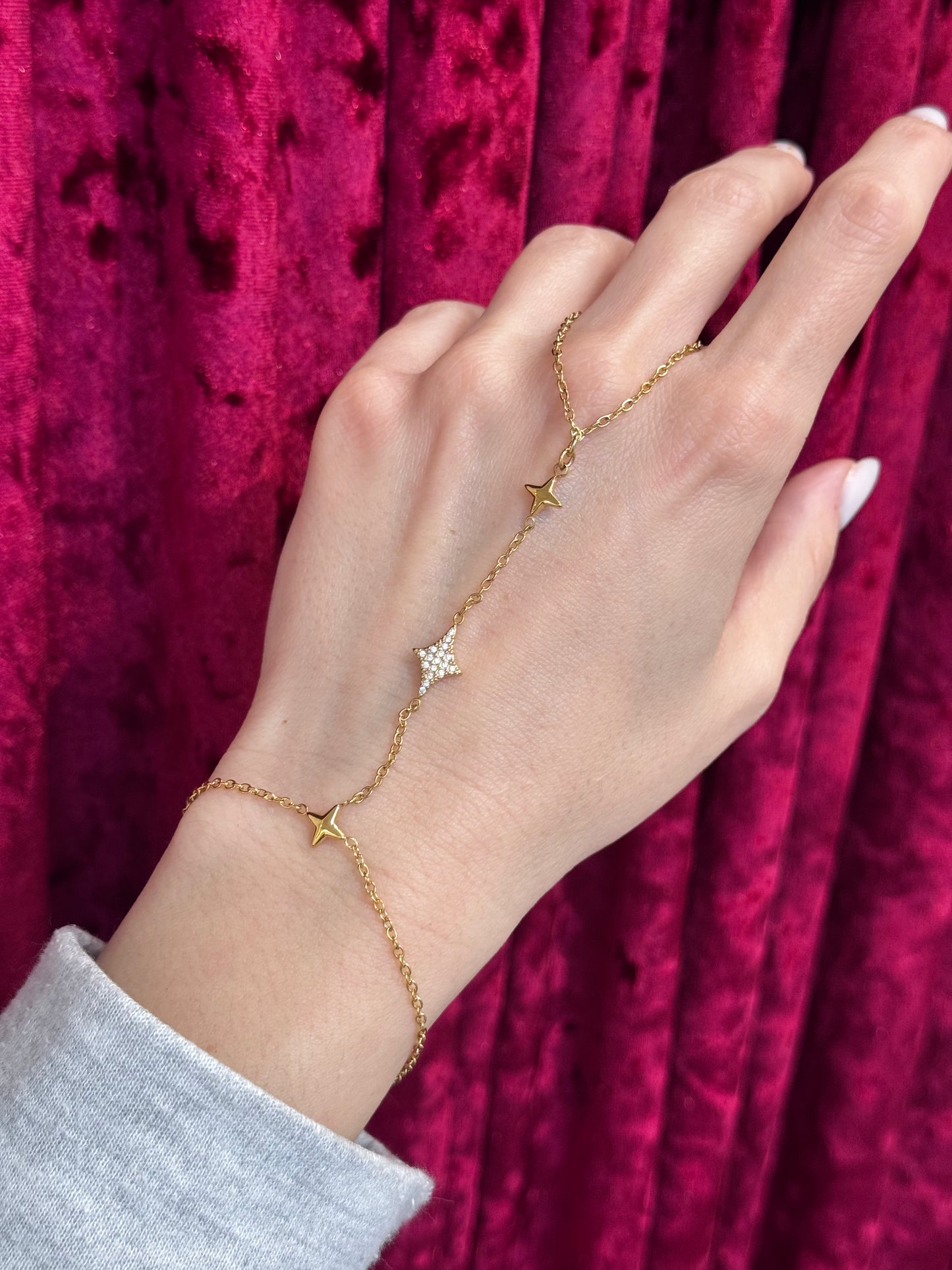 Etoile Dream – βραχιόλι δαχτυλίδι ατσάλινο