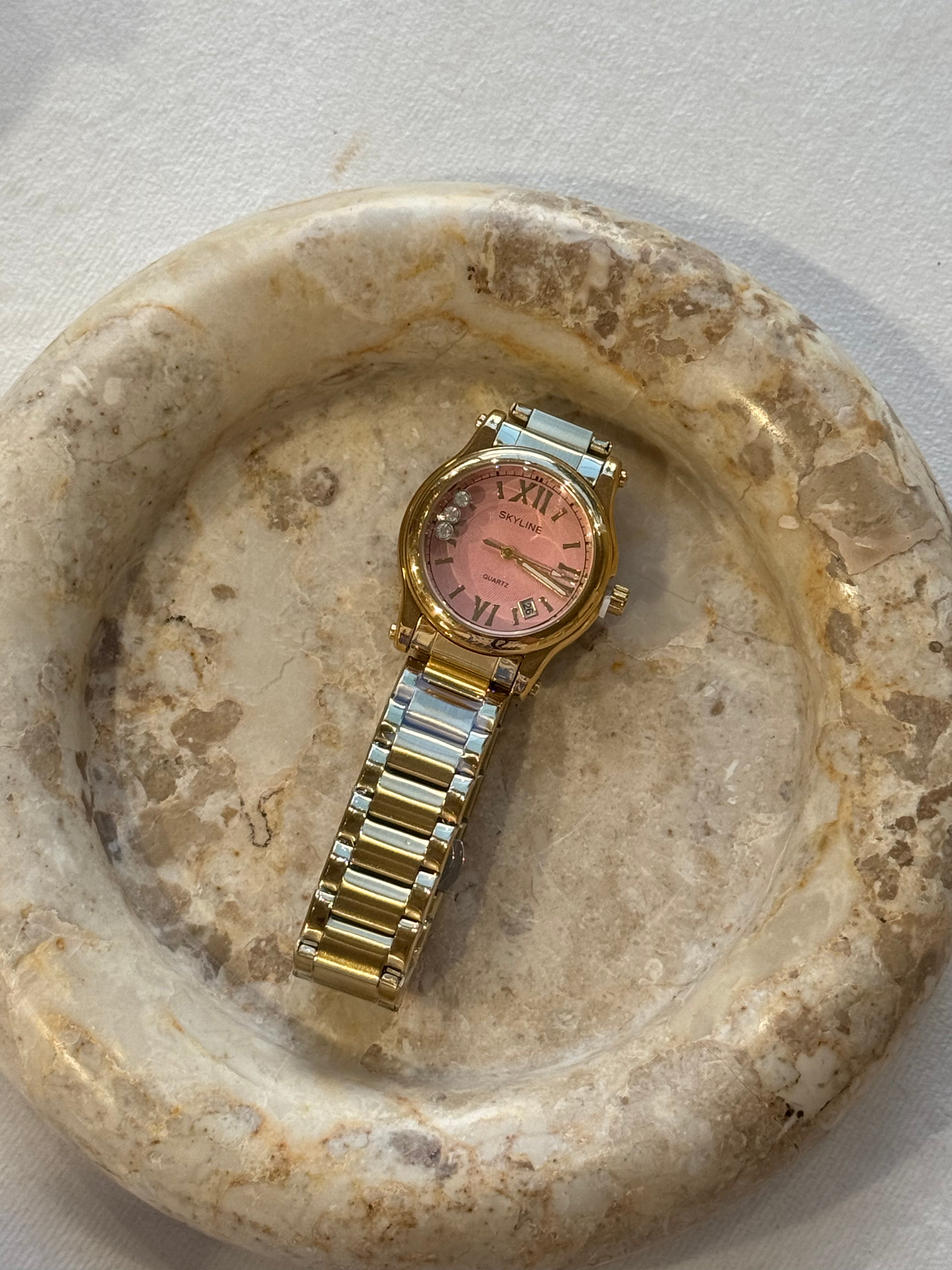 Pink Crystal – PREMIUM WATCH | STAINLESS STEEL