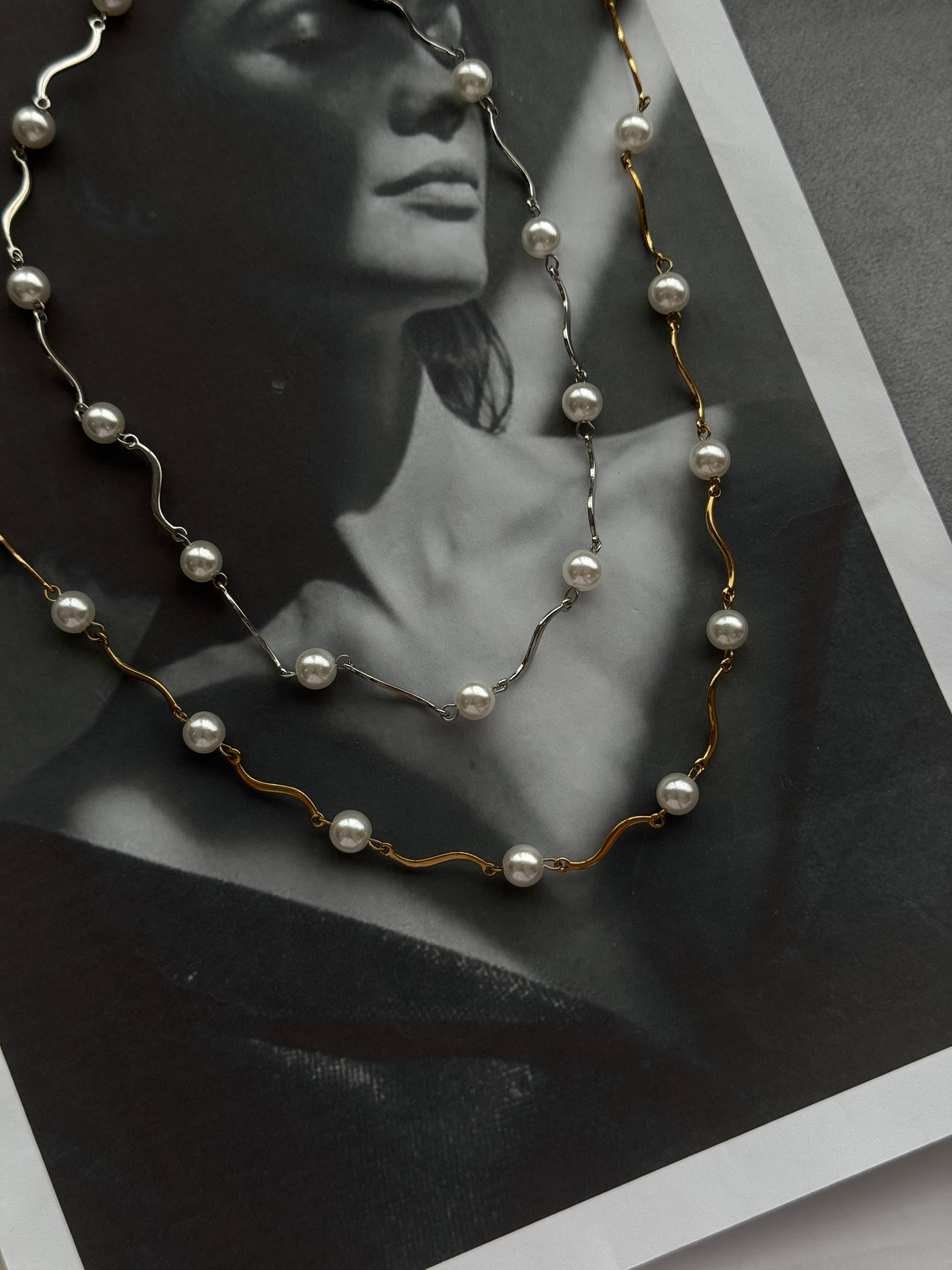 Pearl Wave – STAINLESS STEEL ΚΟΛΙΕ