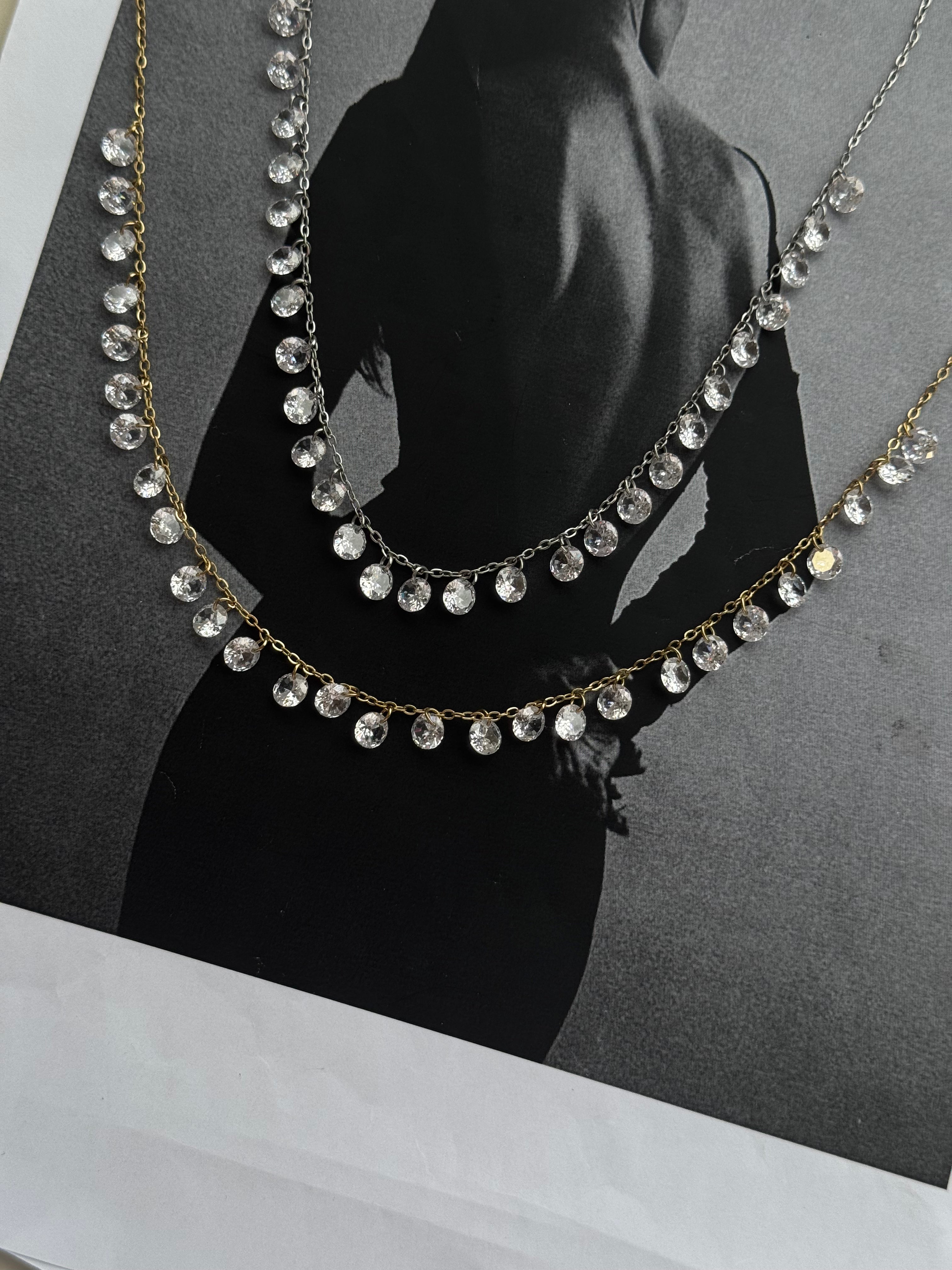 Diamond Rain – STAINLESS STEEL ΚΟΛΙΕ