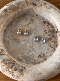 Drop cap – stainless steel σκουλαρίκια