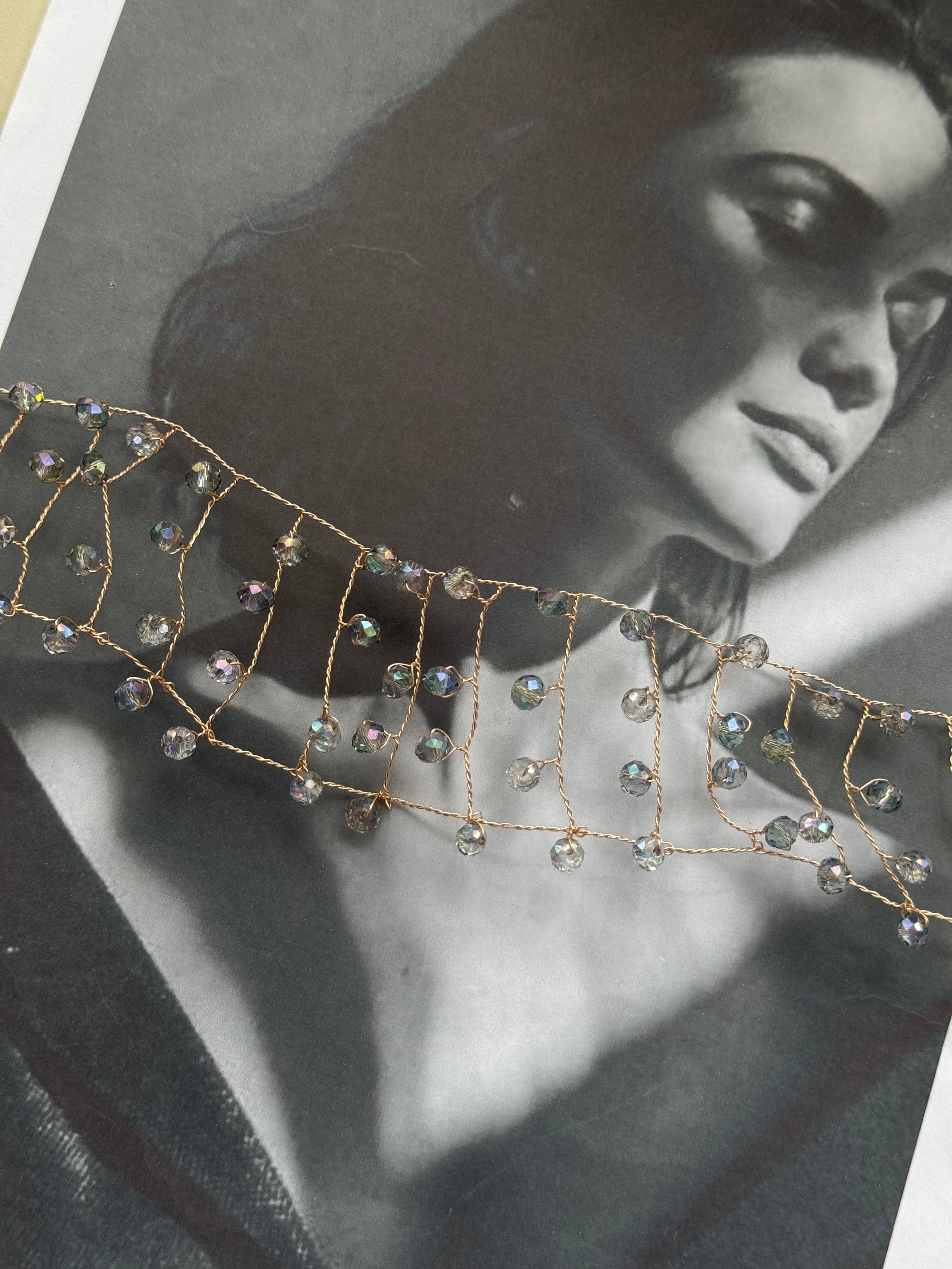 Féerie lattice choker – stainless steel κολιέ