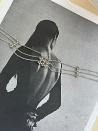 Lattice sphere choker – stainless steel κολιέ