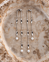 Solène twisted – stainless steel σκουλαρίκια