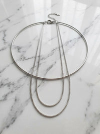 Florentine choker – stainless steel κολιέ