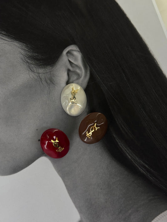 LUNAR ESSENCE-σκουλαρίκια από ανθεκτικό ορείχαλκο