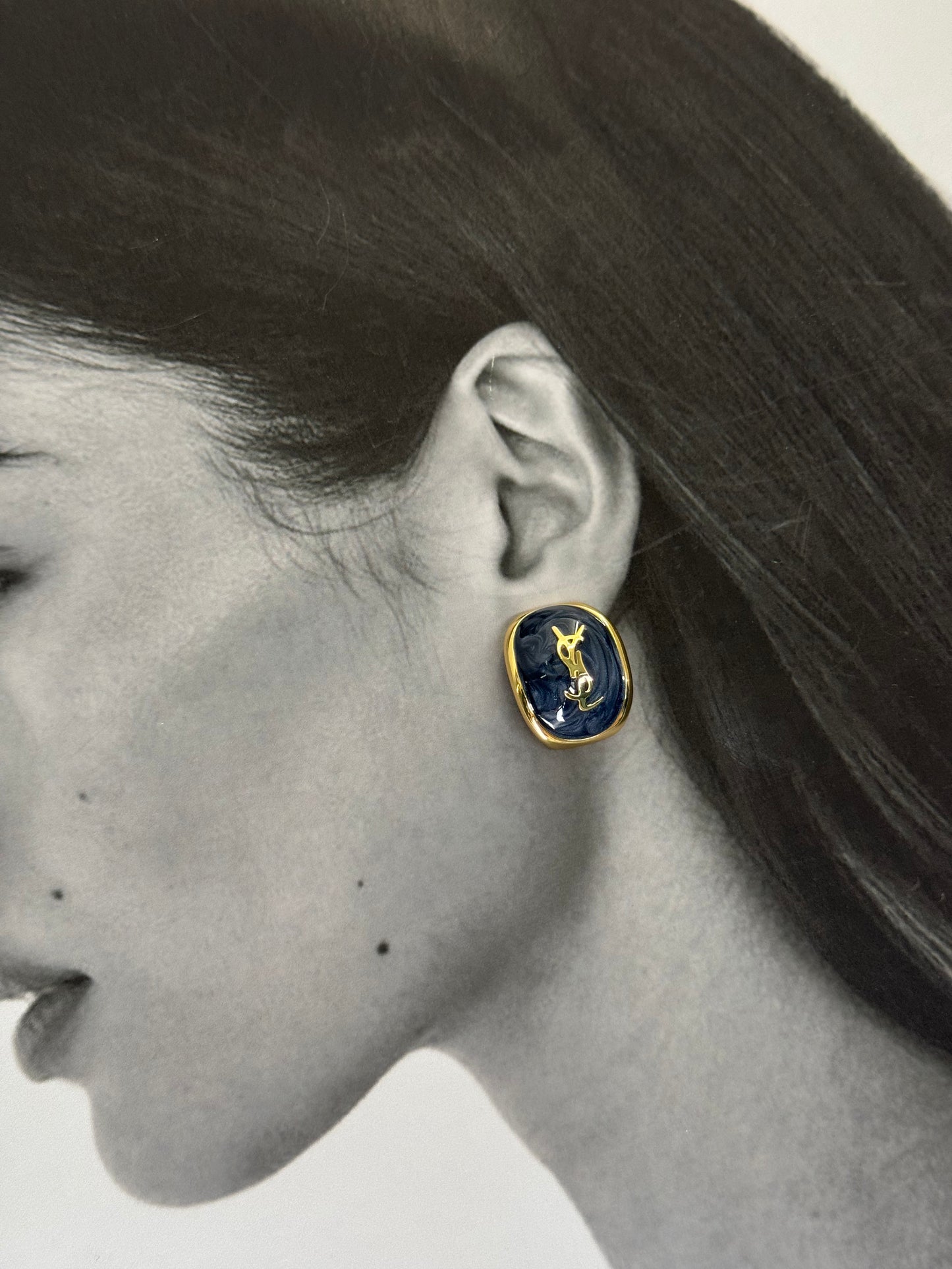 AURA SIGNET-σκουλαρίκια από ανθεκτικό ορείχαλκο