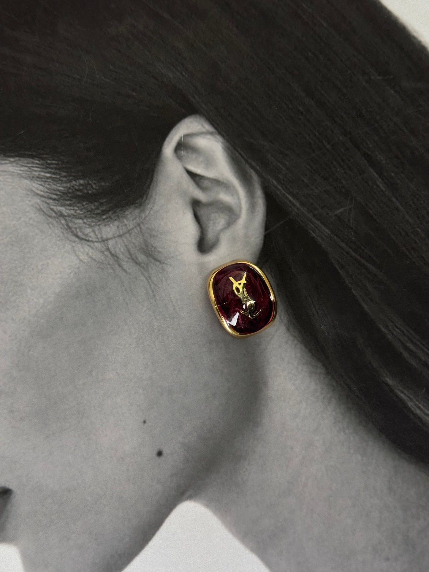 AURA SIGNET-σκουλαρίκια από ανθεκτικό ορείχαλκο