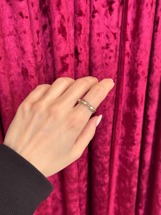 Gilded Trinity – δαχτυλίδι stainless steel