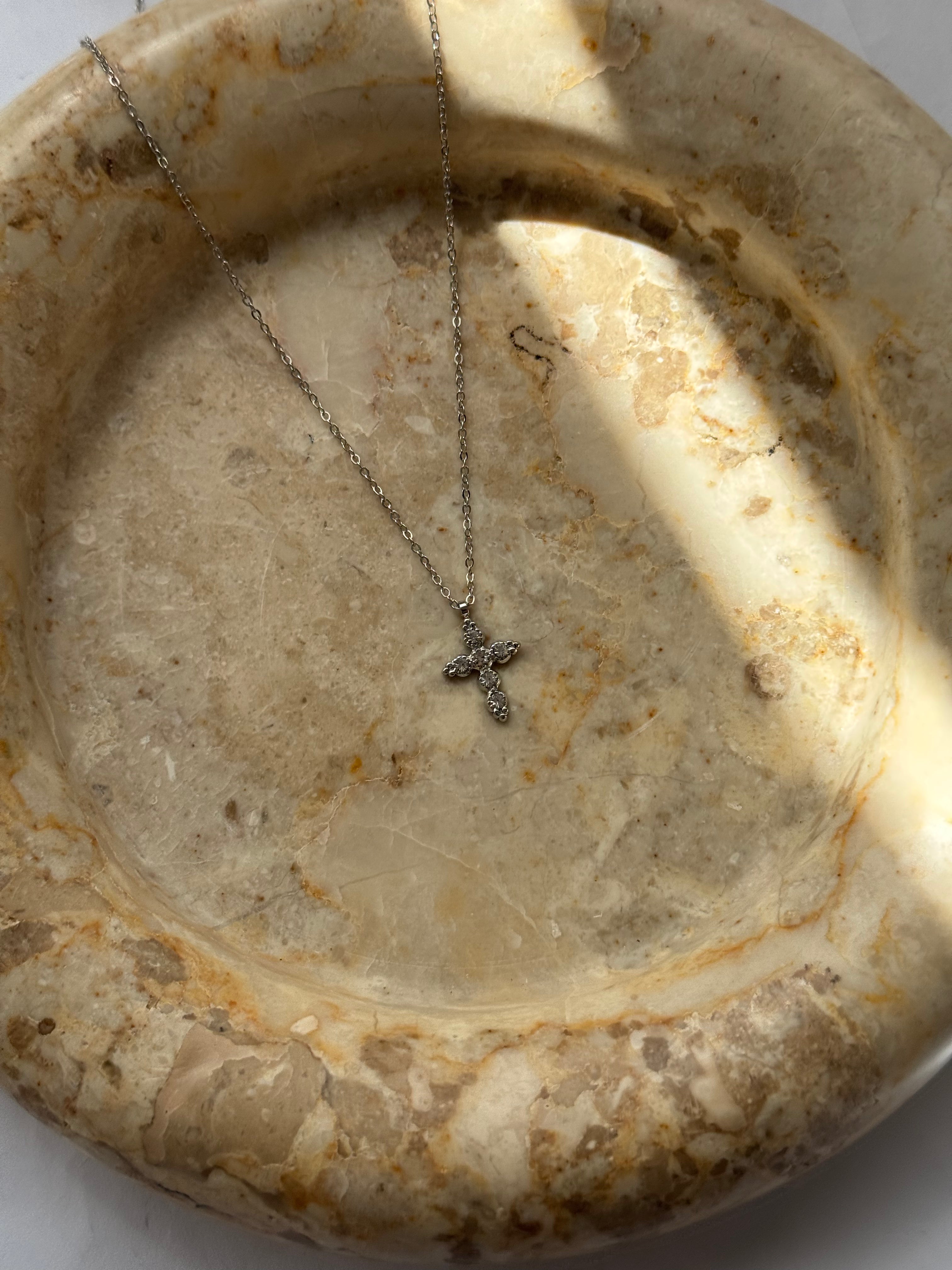 Croix céleste – stainless steel κολιέ