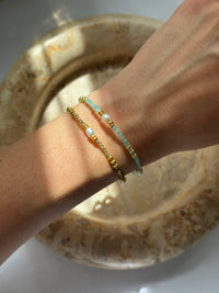 Élysées Pearl & Stone – stainless steel βραχιόλι