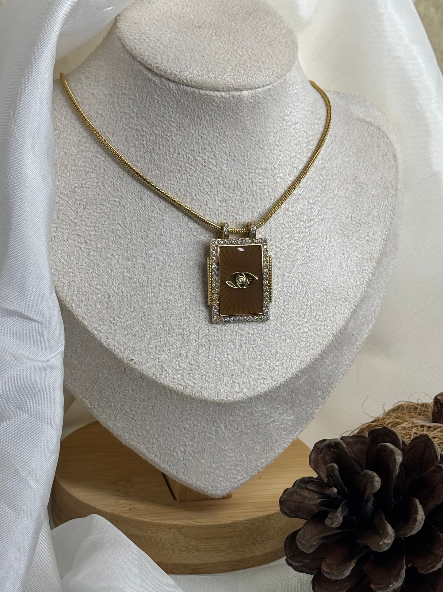 EYE OF AURUM — Κολιέ Stainless Steel