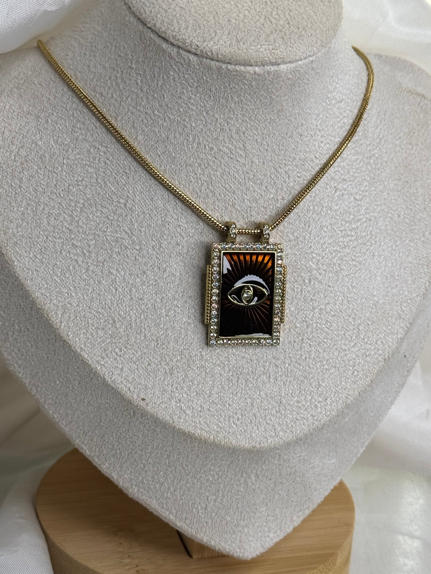 EYE OF AURUM — Κολιέ Stainless Steel
