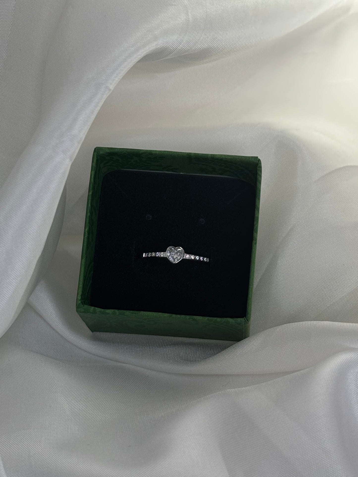 Heart Glow Silver- δαχτυλίδι stainless steel