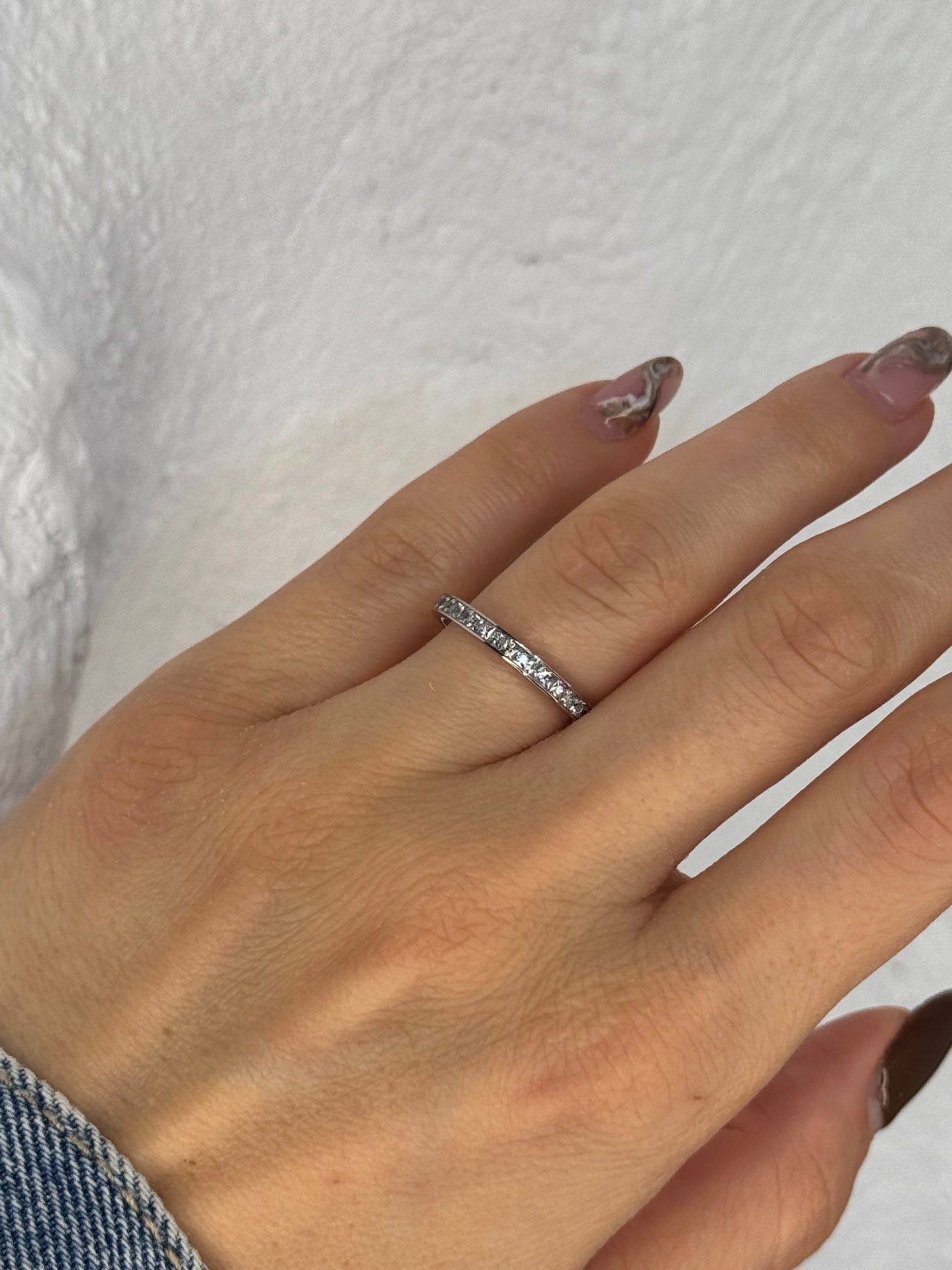 Halo Glow Silver- δαχτυλίδι stainless steel