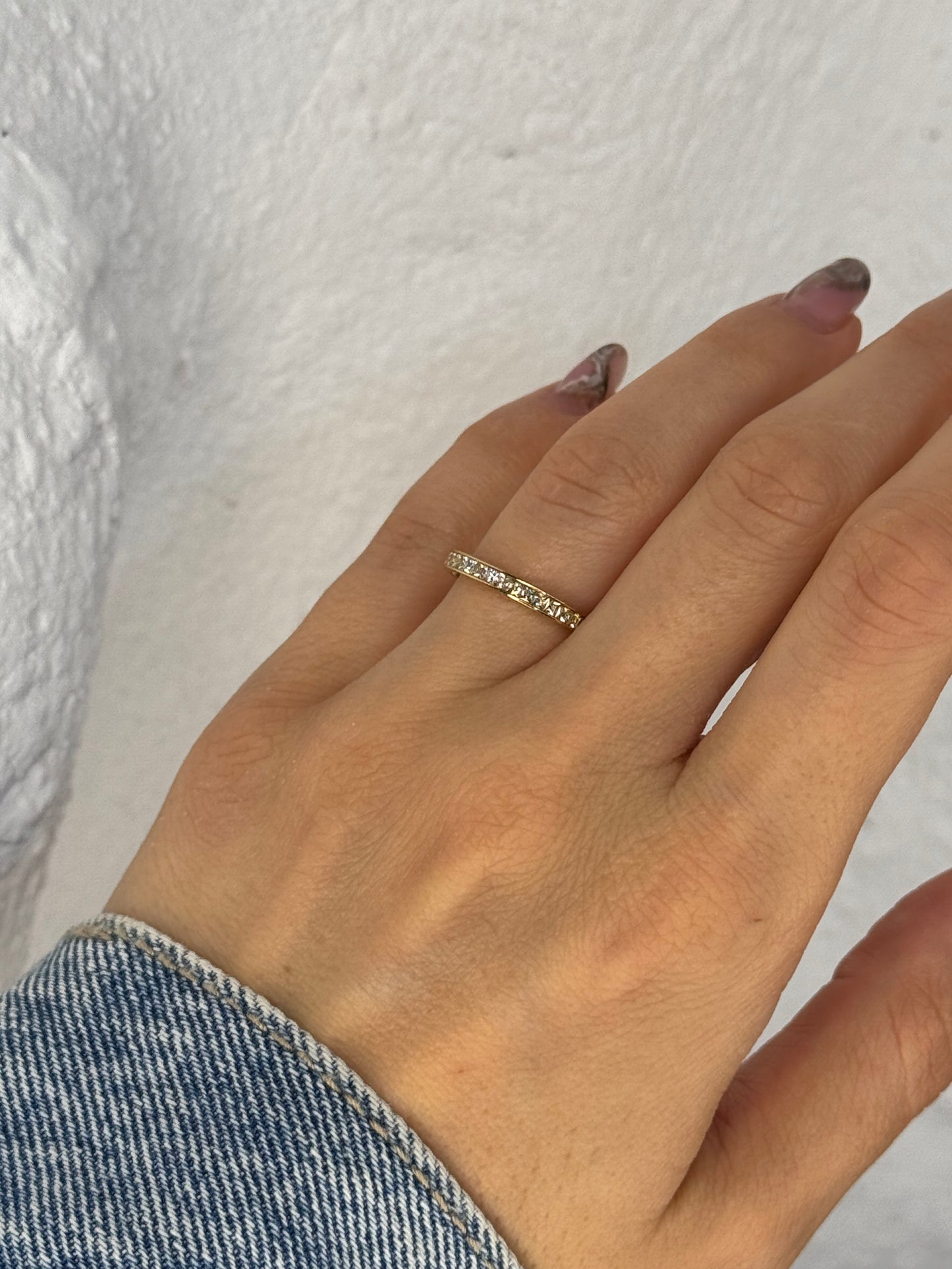 Halo Glow Gold- δαχτυλίδι stainless steel