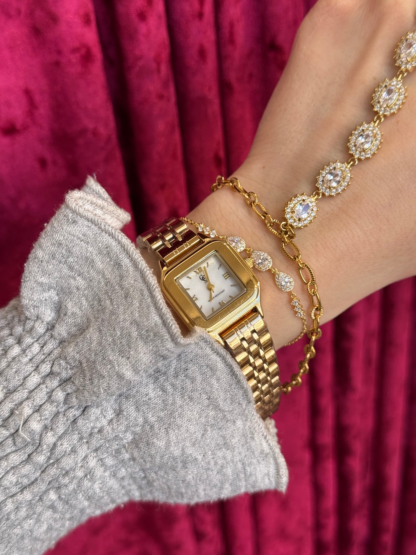 Olympia Pearl Gold - Ρολόι Stainless Steel