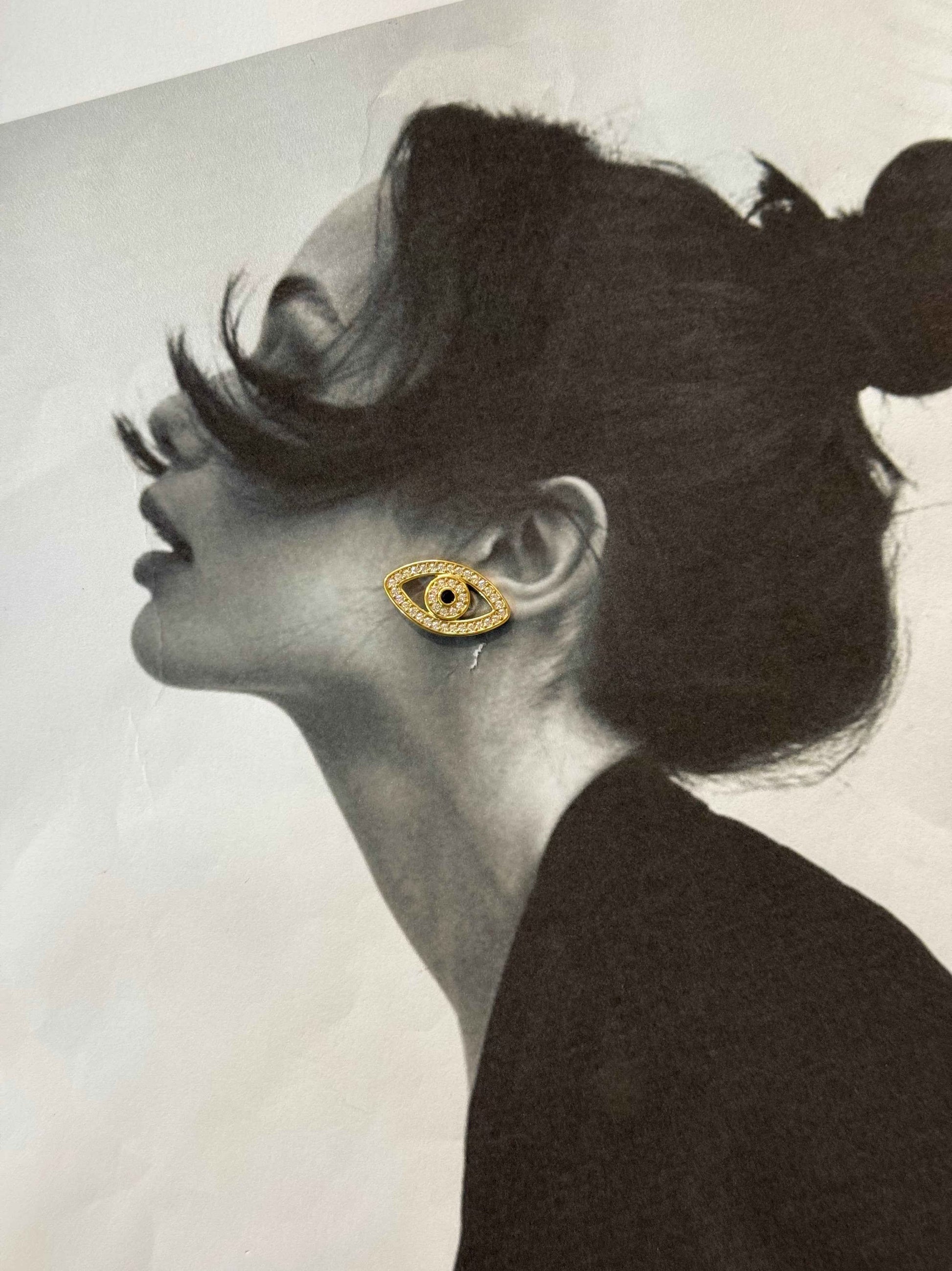Eye Studs - Σκουλαρίκια Stainless Steel