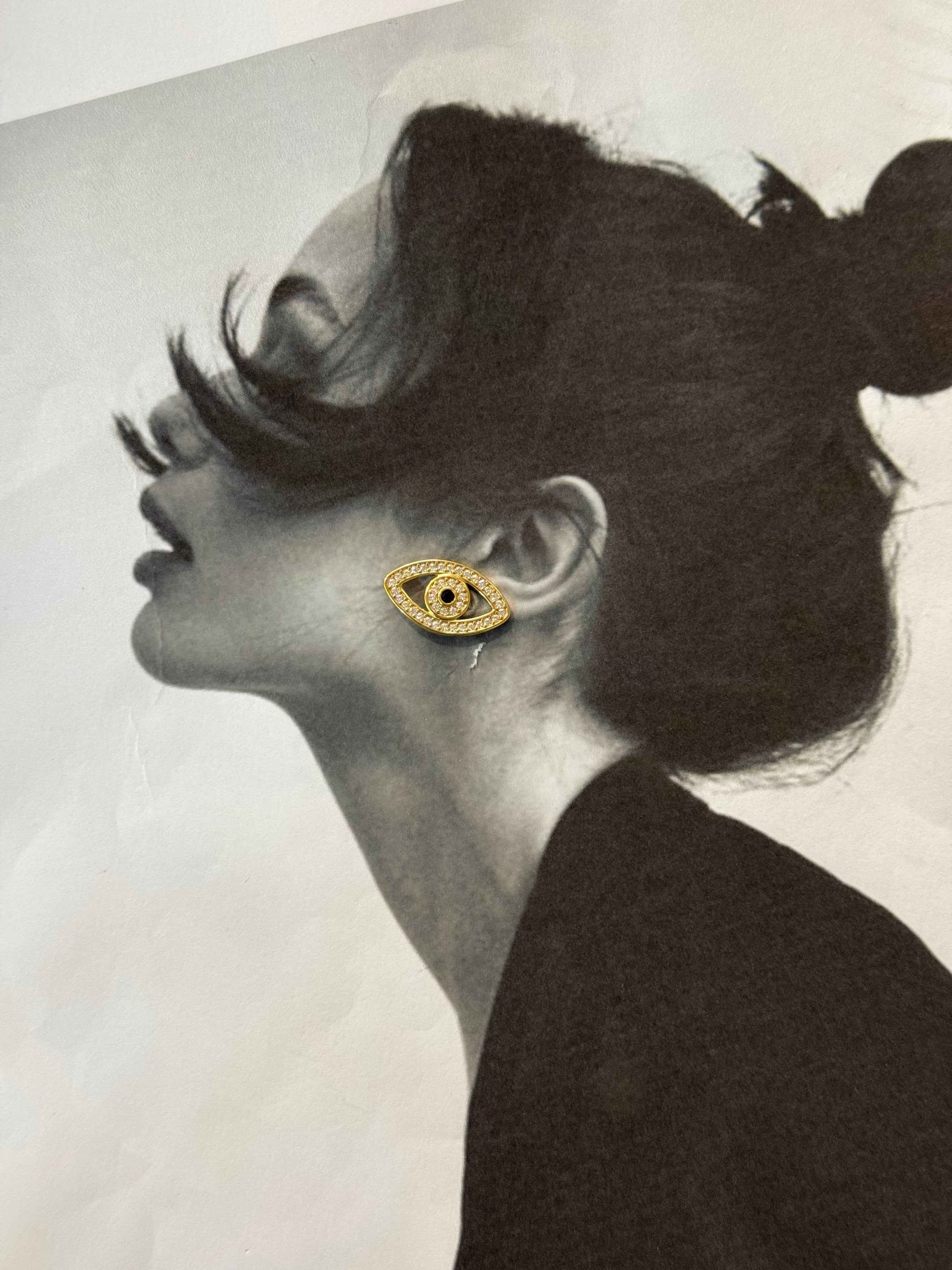 Eye Studs - Σκουλαρίκια Stainless Steel