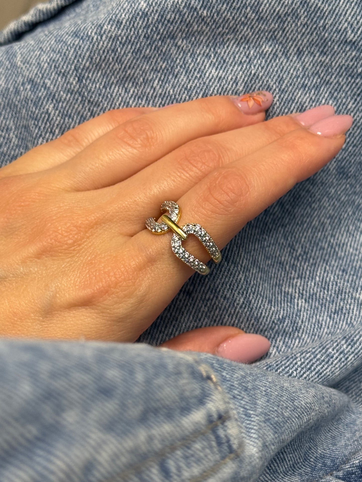 Auric Axis-δαχτυλίδι από ανθεκτικό ορείχαλκο